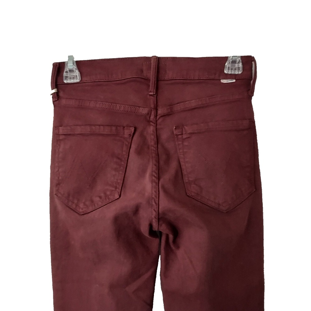 Mother The Mid Rise Dazzler Skimp Womens Size 26 Dark Fudgesickle Wash Jeans‎ - Picture 8 of 16